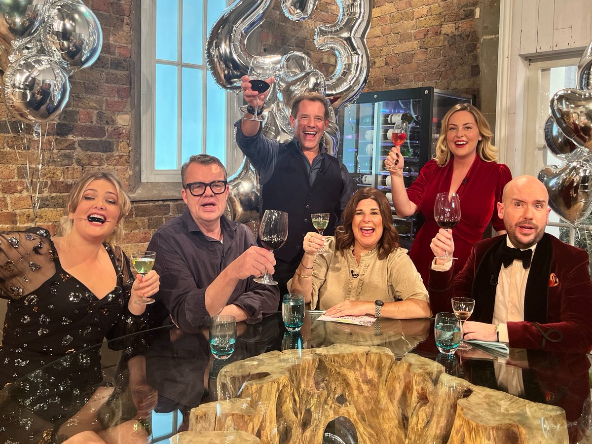 SaturdayKitchen (@saturdaykitchen) on Twitter photo Thanks for joining our #SaturdayKitchen New Year's Eve party🥳 & a big thanks to <a href="/matt_tebbutt/">Matt Tebbutt</a>, <a href="/knackeredmutha/">Helen McGinn</a>, <a href="/JLQuoVadis/">Jeremy Lee</a>, <a href="/58andco/">58 and CO.</a> & <a href="/poppy_cooks/">Poppy O'Toole</a>!
We're back for our first live show of 2023 next Saturday with <a href="/Olia_Hercules/">Olia Hercules 🇺🇦🇬🇧</a>, <a href="/McTSingh/">Tony Singh MBE</a> & <a href="/HarryHill/">Harry Hill</a>!
Cheers, Happy New Year!🥂 Thanks for joining our #SaturdayKitchen New Year's Eve party🥳 & a big thanks to <a href="/matt_tebbutt/">Matt Tebbutt</a>, <a href="/knackeredmutha/">Helen McGinn</a>, <a href="/JLQuoVadis/">Jeremy Lee</a>, <a href="/58andco/">58 and CO.</a> & <a href="/poppy_cooks/">Poppy O'Toole</a>!
We're back for our first live show of 2023 next Saturday with <a href="/Olia_Hercules/">Olia Hercules 🇺🇦🇬🇧</a>, <a href="/McTSingh/">Tony Singh MBE</a> & <a href="/HarryHill/">Harry Hill</a>!
Cheers, Happy New Year!🥂