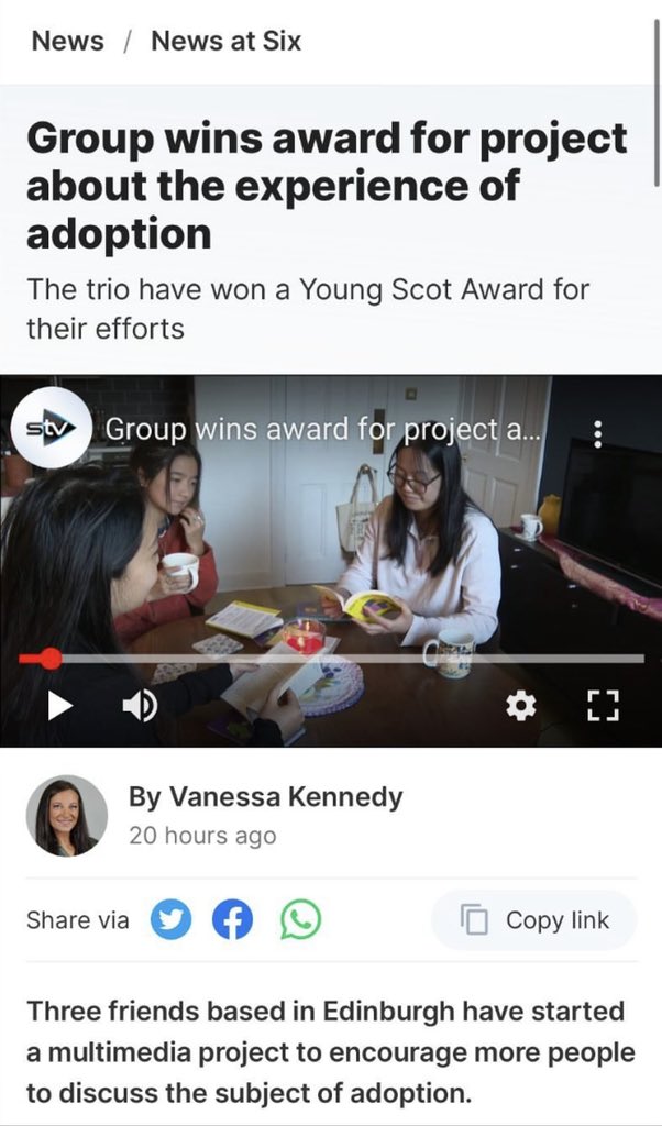 Thank you <a href="/STVNews/">STV News</a> for having us and <a href="/VJAKennedy/">Vanessa Kennedy</a> for doing the story 💛
- news.stv.tv/v/group-wins-a…