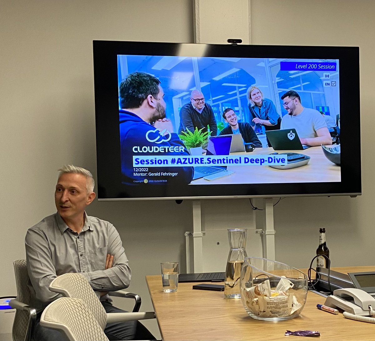 AtholyMardies's tweet photo. Just started: @zerohat explains the #security #siem story with #azureSentinel #siem #soar
at @cloudeteer #azuremeetuphh https://t.co/2ssi6HwOq7