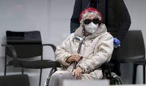 PaulMossJourno's tweet photo. 97 year old Irmgard #Furchner found guilty of complicity in the #holocaust, for workng as a concentration camp commander's secretary. No time limit for crimes of such cruelty, said one camp survivor. https://t.co/maN1PBAkxT