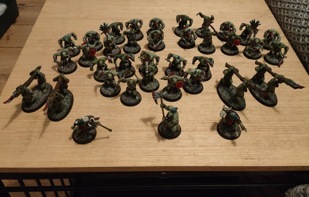 PositiveVictim's tweet image. Sorting myself out today, got some loot to shift, unfinished projects or miscellaneous shiz doing nowt but collecting dust

DM prices, most likely 50% retail+ postage if legit GW

I'll pop in this thread as I go, RTs and we'll wishes welcome 🙏

Start with these Bonesplitterz...