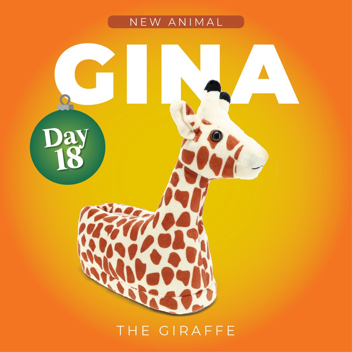 Day 18 of 21 Days of new slippers! Gina will strut around the landscape (house) with her long neck walking proudly. 😉🦒

#buyhappyfeet #happyfeetslippers #slippers #giraffe #gifts #giftideas #itslikewalkingonpillows