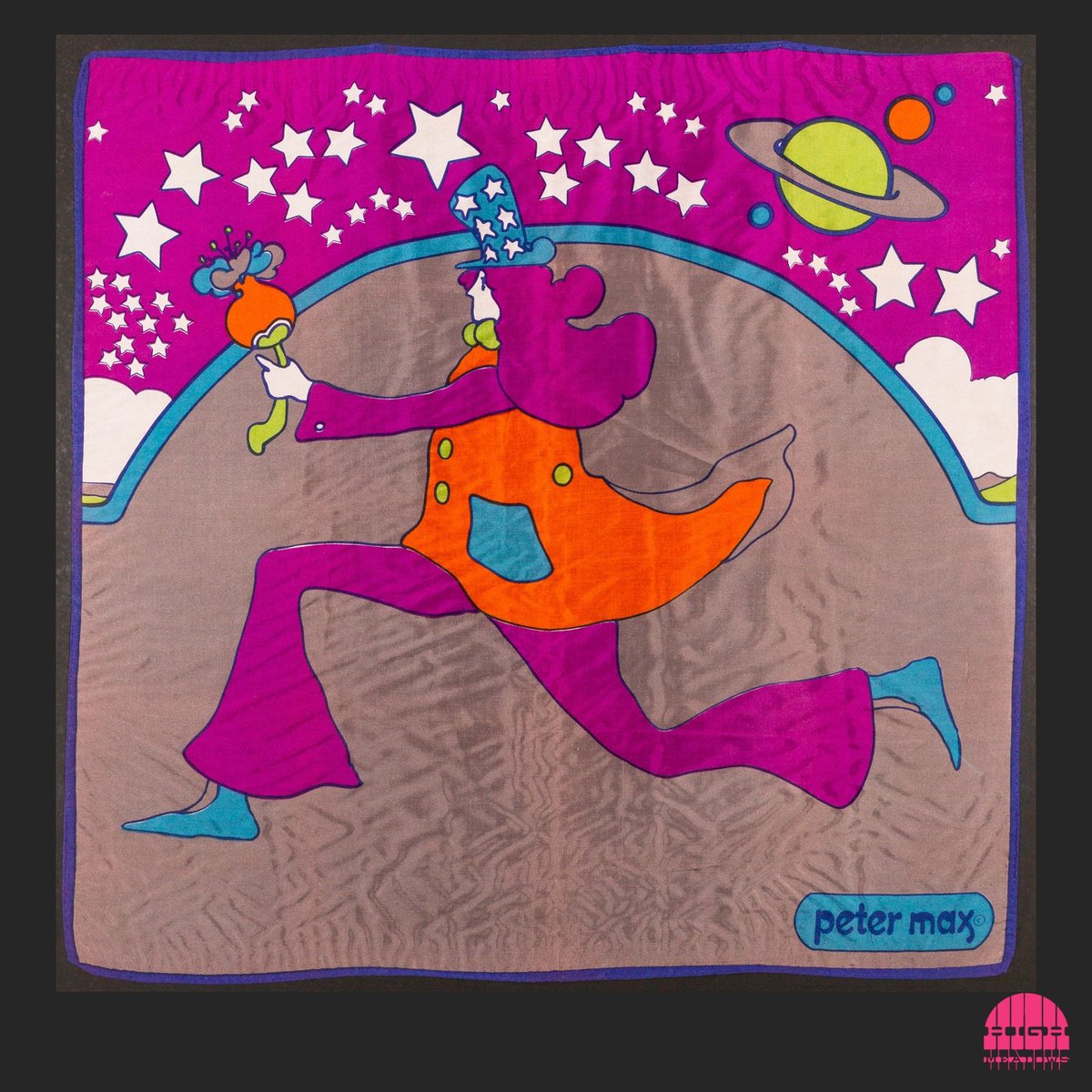 high_meadows's tweet photo. Cosmic Jumper Man by Peter Max, 1968
Slightly different from our posters, this Peter Max offering is a beautiful silk scarf. Almost too lovely to wear!
#notaposter #counterculture #collectible #vintage #inspirational #swingingsixties #silkscarf #scarf #silkscreen #screenprint https://t.co/LKj3QUhs8J