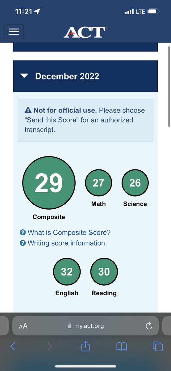 Got my ACT scores in and I’m SOOO EXCITED! Went up 3 points!!! <a href="/Student37478625/">Student Athlete Advancement</a> <a href="/hoy_cooke/">Hoy Cooke</a> <a href="/la_techSBCoachT/">Taylor Josh</a> <a href="/LATechSB_Cohen/">Chelsea Cohen</a> <a href="/TKrobetzky/">Tyler Krobetzky</a> <a href="/LionUpSoftball/">Southeastern Softball</a> <a href="/s_lex23/">Coach Lex</a> <a href="/DonaldgPickett/">Donald Pickett</a> <a href="/LSUEBengalsSB/">LSUE Softball</a> <a href="/RaginCajunsSB/">Louisiana Ragin' Cajuns® Softball</a> @Softball_La <a href="/Los_Stuff/">Carlos Arias</a> <a href="/ExtraInningSB/">EXTRA INNING SOFTBALL</a> <a href="/LegacyLegendsS1/">Legacy & Legends Softball</a>