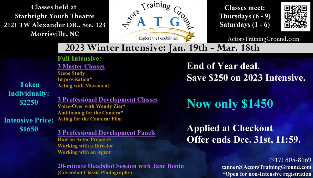 ATG_Tanner's tweet photo. Save $250 on Intensive. Ends Dec. 31st. - https://t.co/uMxy90lkdZ https://t.co/6zylTXYzEO