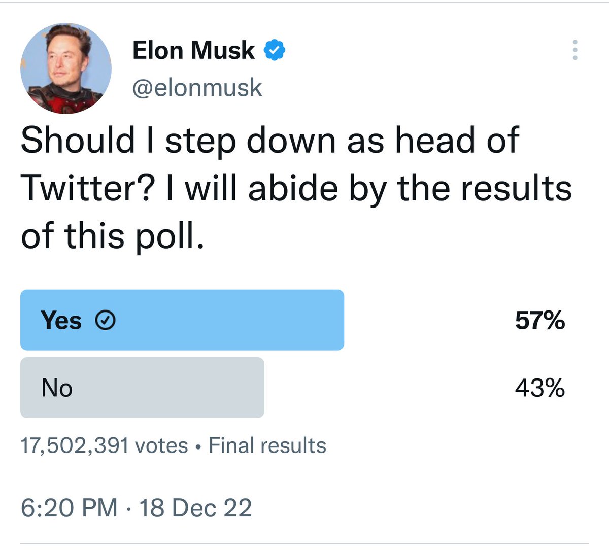 TruthTeamOne's tweet photo. Has musk stepped down yet?
#StepDownElon https://t.co/ExpjZTT5qo