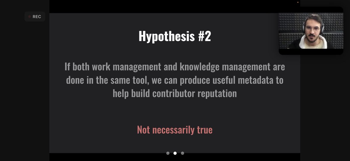 Loved seeing <a href="/richiebonilla/">richie</a> share honest findings while creating @QUESTSxyz during his session with <a href="/CryptoSocietyS1/">Crypto, Culture, & Society 🍎</a>

He’s got hot takes that go against the toxicity of reputation systems and quantified output.

We need a humane web3, convos like these will get us there 🙏