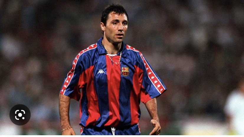 Carter_W21's tweet photo. OTD: December 20, 1994
FC Barcelona forward Hristo Stoichkov  wins the Ballon d’Or, awarded to the best football player in the world for that season.  #fhssportslit https://t.co/1yJ2AE7tjo