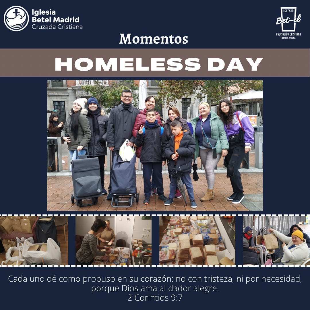 igbetelmadridcc's tweet photo. El sábado 17/12/22, entregamos 100 desayunos a las personas sin techo en Tirso de Molina, Madrid, fue muy lindo ver las caras sorprendidas de todos, fue de gran alegría para nosotros ayudar y dar un granito de arena 

"Seamos parte de la solución"

#homelessday #españa #madrid https://t.co/PT7hQWf2Tr