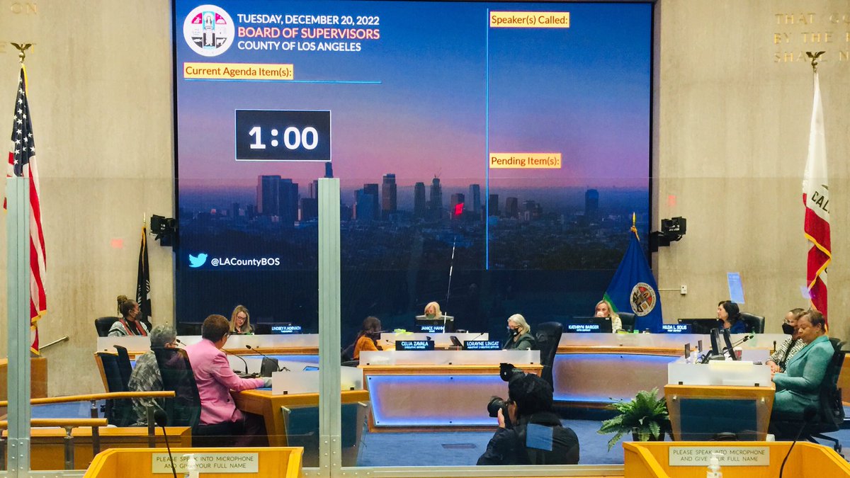 Karen Bass <a href="/MayorOfLA/">Mayor Karen Bass</a> will address the <a href="/LACountyBOS/">Los Angeles County Board of Supervisors</a> about working together to solve #homelessness in #LosAngeles city and county.  Under <a href="/JaniceHahn/">Janice Hahn</a>’s motion liaisons will be appointed to troubleshoot issues between the county and city.