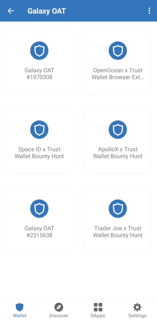 sepsd21's tweet photo. @TrustWallet Good luck to everyone, 12 out of 13
Thanks #TrustWalletNFT #NFTs https://t.co/J0HaciwWpH