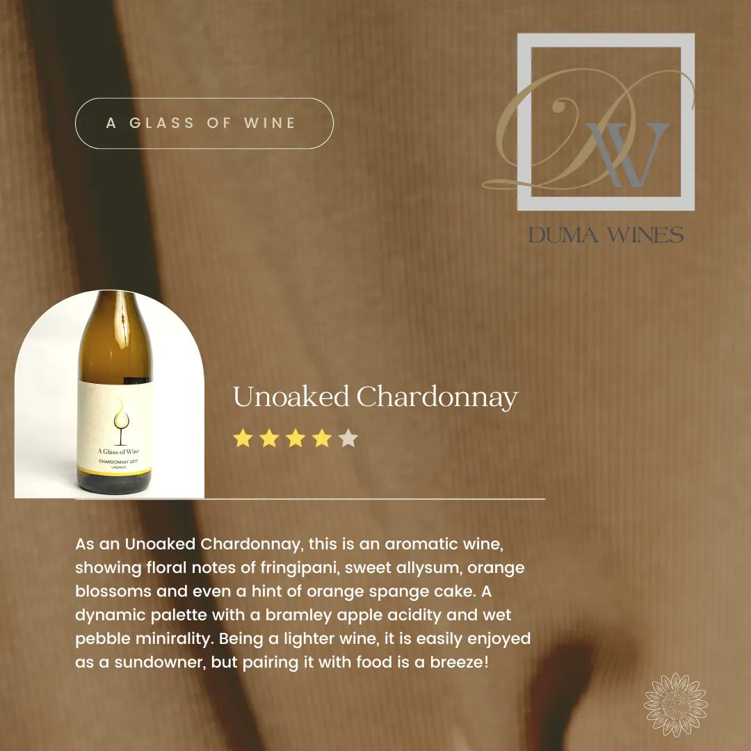DumaWines's tweet photo. Our aromatic unoaked Chardonnay shows floral notes of frangipani, sweet allysum and orange spange cake.... https://t.co/387wYXGA3G