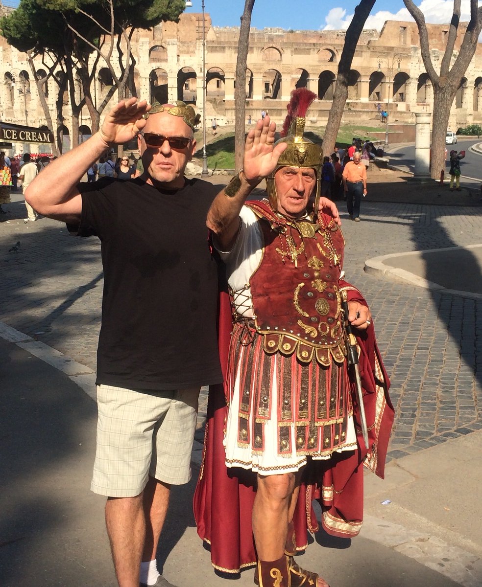 deanjnorris's tweet image. Throwback to that time myself and Jonathan Banks visited Rome