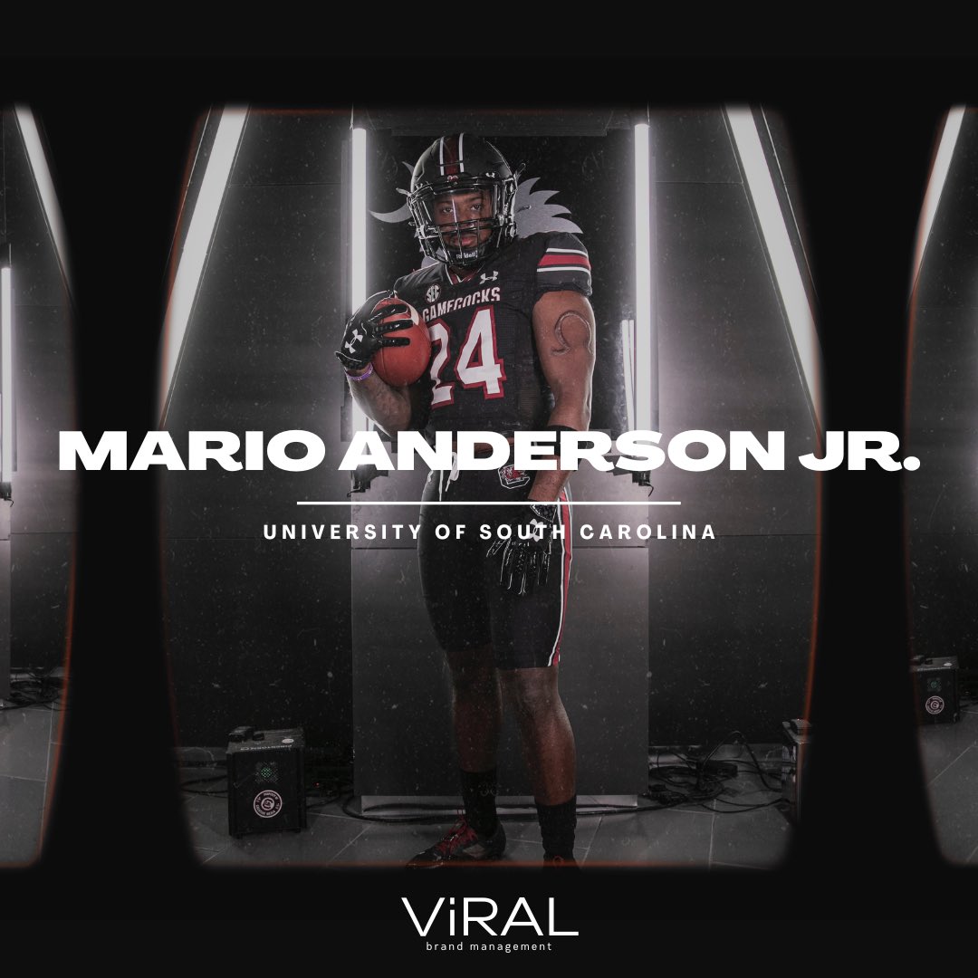 join us in welcoming <a href="/mario_anderson2/">Mario Anderson Jr</a> from the University of South Carolina as an OFFICIAL #ViRAL athlete. 📸📈🆙