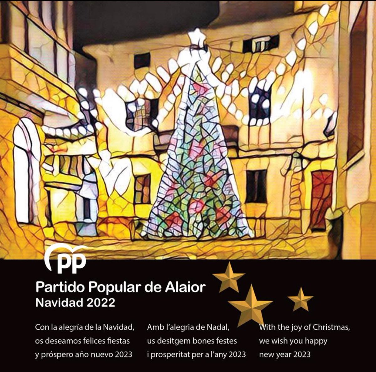 Des del Partit Popular d’Alaior us desitjam Bon Nadal i pròsper 2023, amb salut i alegria. 😃

Aprofitam per convidar a tots els amics i simpatitzants a brindar el proper dijous 22 a partir de les 19h a la nostra seu des Ramal. Comptarem amb la visita del Papà Noel!🎅🏻