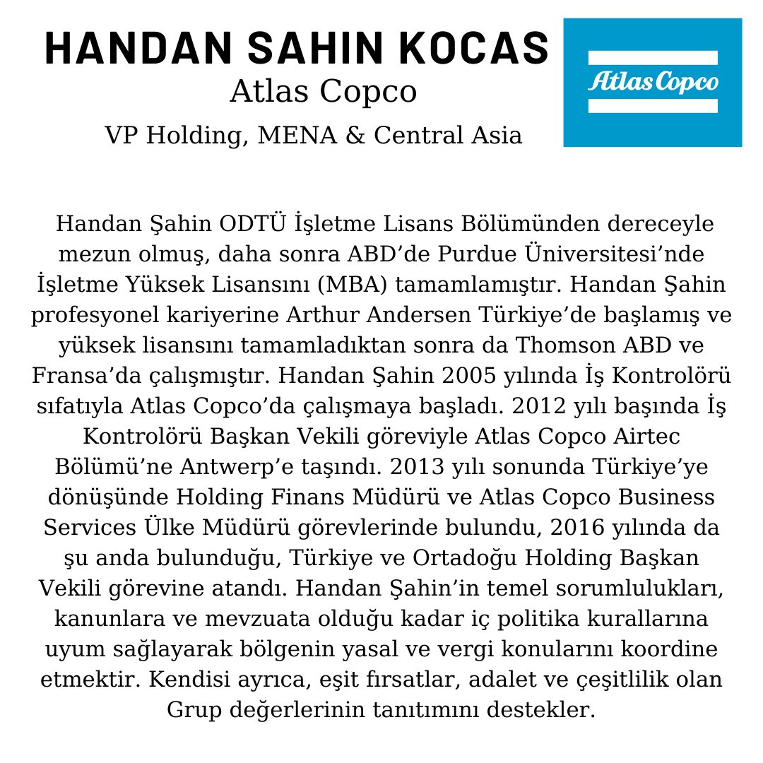 itueconomics's tweet photo. Sustainable Economy Summit Konuşmacılarımızı açıklıyoruz!🔥

S.E.S’e Kulak Ver diyerek yola çıktığımız bu deneyimde Atlas Copco VP Holding, MENA &amp; Central Asia Handan Şahin Koçaş Sustainable Economy Summit sahnesinde bizlerle !

Kayıt Linkine Bio'dan ulaşabilirsin! https://t.co/mCPIhHNPjI