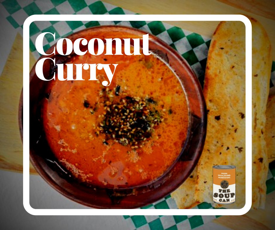 Our fan favourite of soups is our Coconut Curry! Coconut milk. red curry, rice and fresh herbs in a vegan broth. Your tastebuds will thank you!

#bayofquinte #napanee #quinte #lunch #dinner #thesoupcannapanee