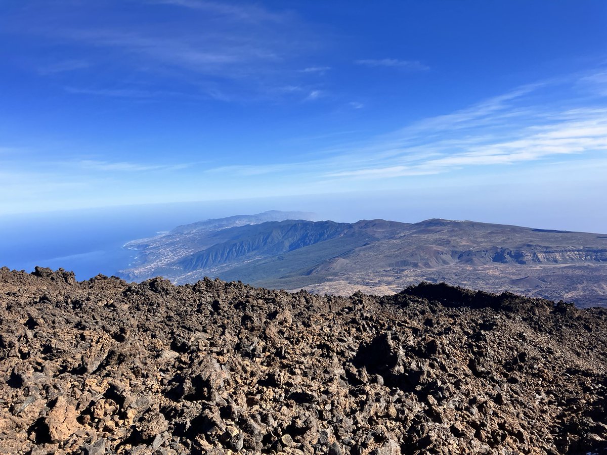 GeographyWalke's tweet photo. Another volcano ticked off the list today! Still got the bug from the fantastic @EarthSciPlymUni field trip to Etna and Vulcano in 2018 🌋

#Teide https://t.co/C5jjBWgUUP