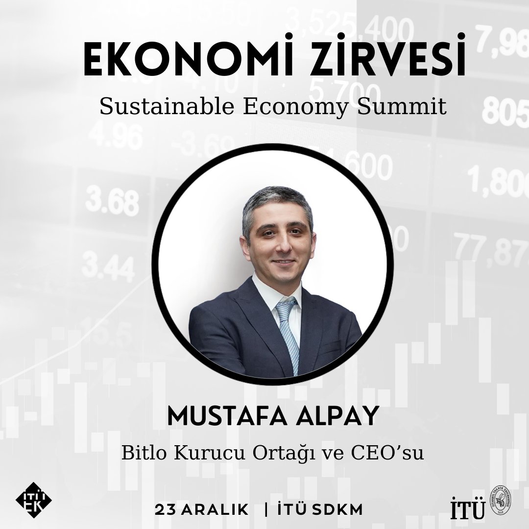 itueconomics's tweet photo. Sustainable Economy Summit Konuşmacılarımızı açıklıyoruz!🔥

S.E.S’e Kulak Ver diyerek yola çıktığımız bu deneyimde Bitlo Kurucu Ortağı ve CEO’su Mustafa Alpay Sustainable Economy Summit sahnesinde bizlerle !

Kayıt Linkine Bio'dan ulaşabilirsin! https://t.co/bIt58mx2Zw