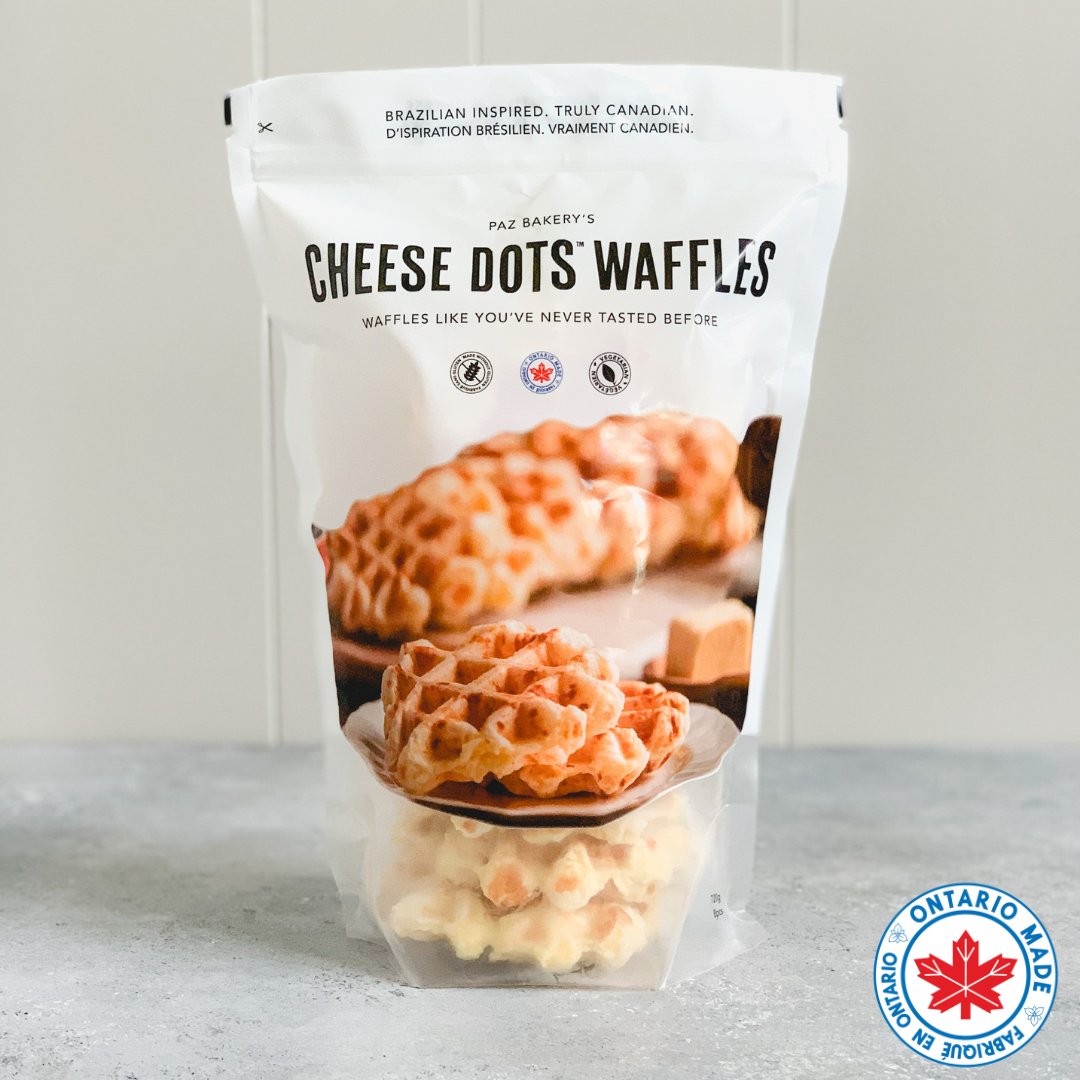ontario_made's tweet photo. Introducing @pazbakery - another #OntarioMade Award Nominee! Their product is Brazilian-inspired &amp; proudly made with local ingredients. By voting, you are entered to win one of five $200 gift cards to a registered manufacturer: https://t.co/q8VRVW4LNF. https://t.co/LFlBJ11idE