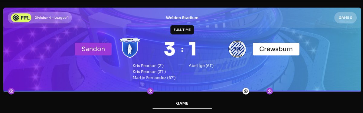 A strong start to the season this evening at Welden Stadium