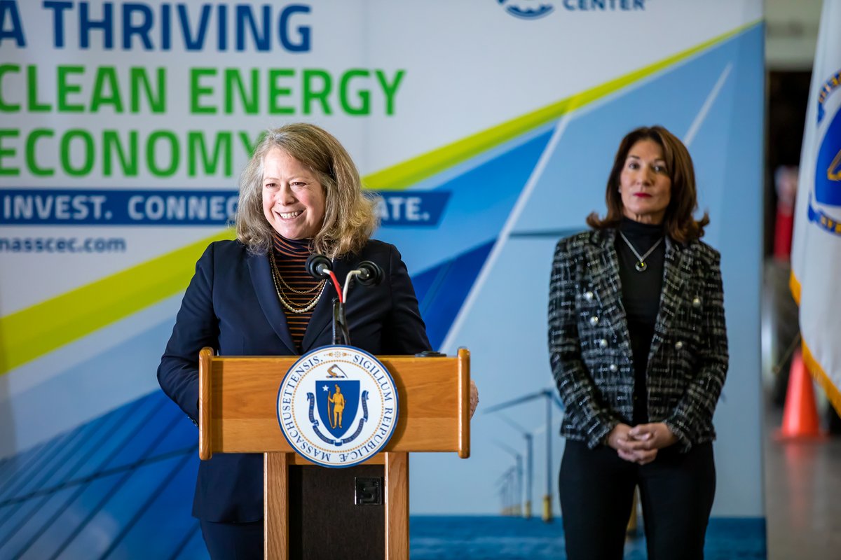 Over the past eight years, we have ensured Massachusetts' national leadership in clean energy and climate action. Proud to highlight that progress today at @MassCEC's wind technology testing center alongside @MassLtGov, @EEASecretary and our partners in the Legislature.