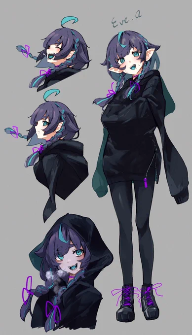 初めまして!!Eveと申します!!よく二次創作とか描いてます画像はオリキャラのアオミノちゃんです(ウミウシより)表情豊かな子なんで気に入ったら是非描いて!#アオミノちゃん 過去絵はプロフィールのPixivからご依頼は下記より #Skeb #Commission  