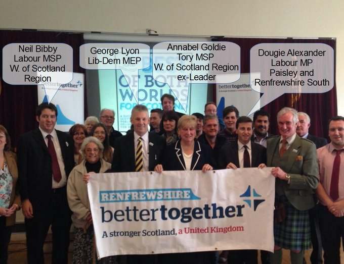 Innealadair's tweet photo. Dougie Alexander is making noises about trying to become an MP again. I have a picture of him somewhere. Standing shoulder to shoulder with Annabel Goldie. https://t.co/FzOmVoNLok
