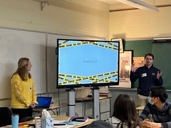 Hall_Pride's tweet photo. HSEP grads Colin and Kiley Kurcoba visited the Halk today to talk about their experiences as Criminology majors at Penn State and Randolph Macon.
#hallpride π #HSEP #ThisisPHHS https://t.co/fpDmV4XScz