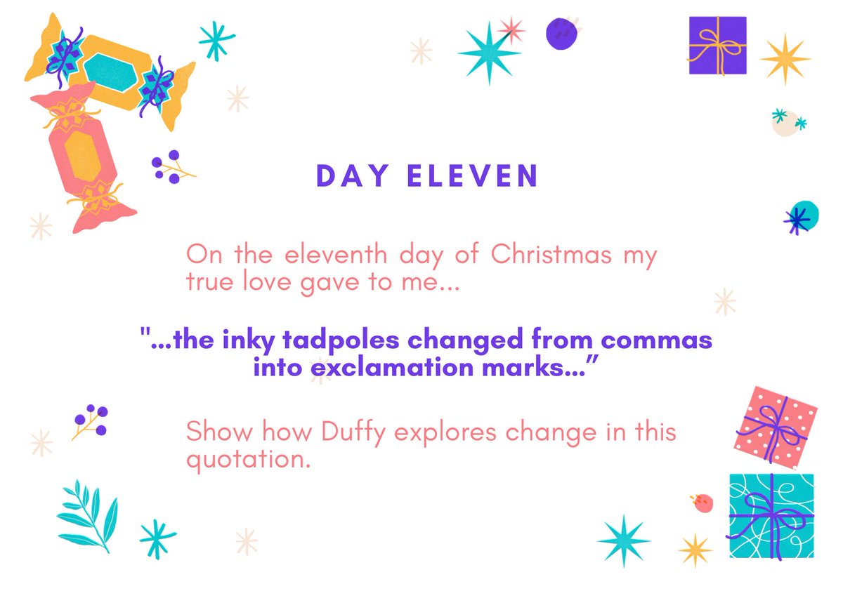 scot_text's tweet image. The final instalment of our #Duffy #12DaysofChristmas quiz is here.

Thanks to all our followers for sticking with us. Have a wonderful Christmas and we’ll be back in the NY.

#ScotText #N5English #HEnglish