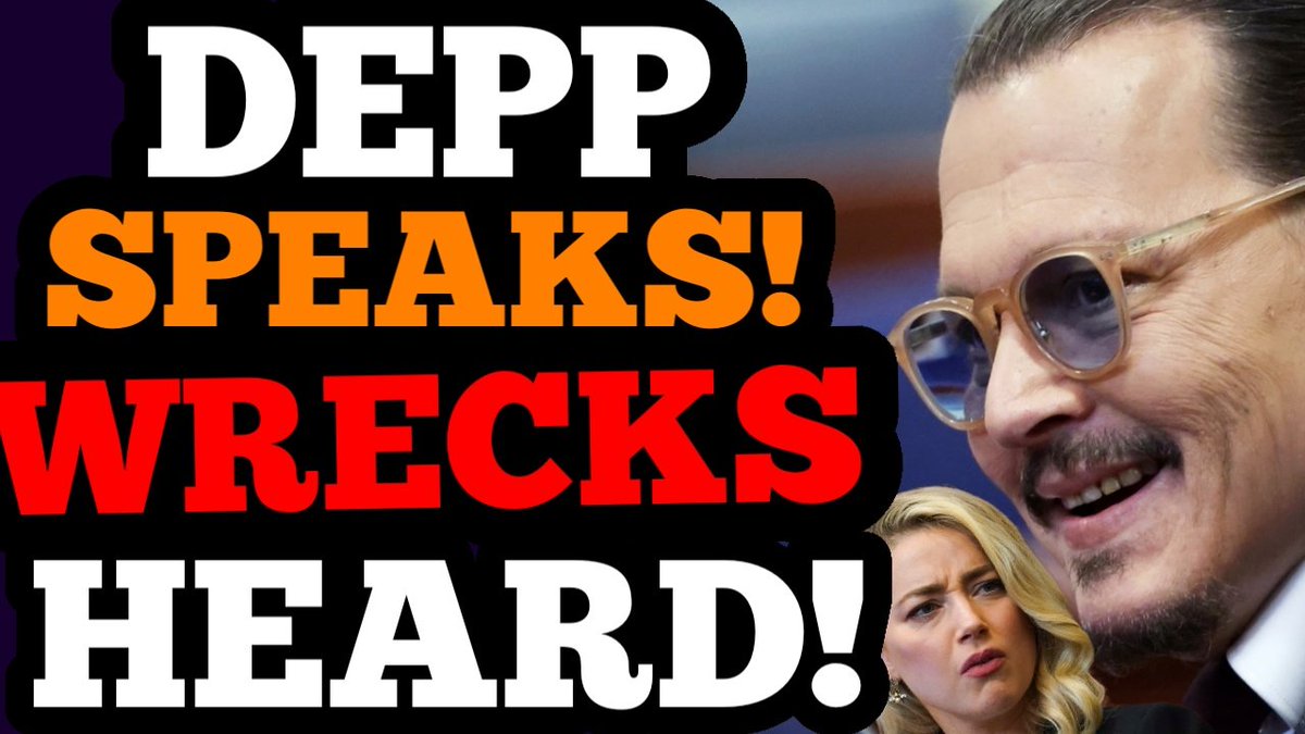 ThatUmbrella's tweet photo. Johnny Depp SPEAKS, WRECKS Amber Heard on FINAL COURT WIN!

She LOST! Gets EXPOSED by his team! BLASTED for Charity! No PR can change THAT!

Link: https://t.co/CXknux14RK https://t.co/qyBfJxb9qC