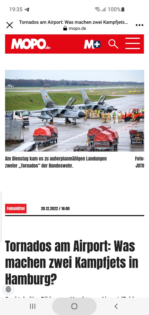 Na, herzlich willkommen in HAM, liebe Luftwaffe. Kommt doch öfter mal vorbei! 🚀