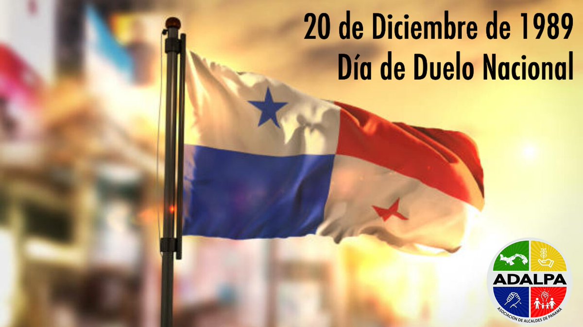 En este día de Duelo Nacional invitamos a los panameños a reflexionar sobre los hechos del 20 de Diciembre de 1989🖤 

#ADALPA