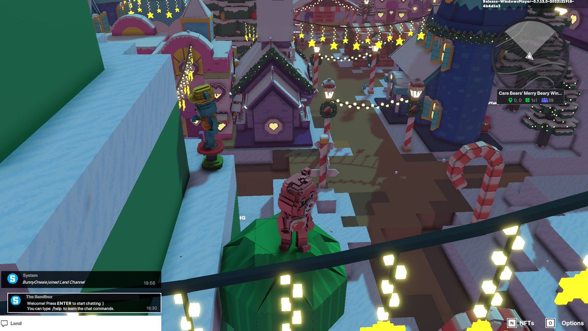 IrinaCososchi's tweet photo. @TheSandboxGame @carebears I found a @carebears blue construction worker in Merry Beary Winterfest! 👷🐻 #SeasonsGreetingsTSB https://t.co/Mvjrd79HXP