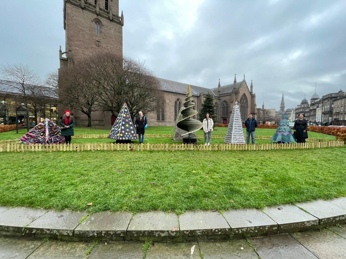dundeecity's tweet photo. Have you explored the @DesignDundee trees at City Churches yet?
We love how beautiful these inspired trees are🎄
#DesignDundee #ChristmasinDundee #Dundee #PutDundeeOnYourMap https://t.co/0Sy0WtqWMn