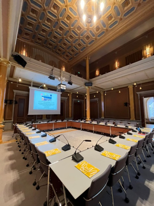 ParlForumSalw's tweet photo. Warm gratitude to all panellists &amp; participants for joining @ParlForumSalw’s 20th Anniversary Seminar in @Sverigesriksdag on Dec 14 on MPs' role in reducing illicit #SALW for #Peace. Thank you to hosts Hon. @Olle_Thorell &amp; Hon. Magdalena Thuresson #PFSALW20Years #WordsOverBullets https://t.co/6AssqT6qWw