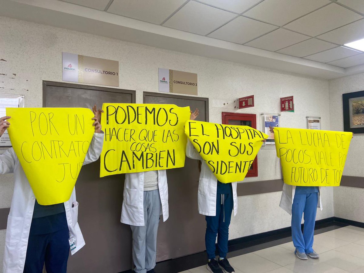 gingeralenm's tweet photo. A los residentes de Pemex se nos dio una miseria de aguinaldo de $2500 cuando somos el personal que más trabaja en el hospital, únicamente pedimos lo que me merecemos!!! Me ayudan mucho con un RT🙏🏻❤️ https://t.co/LsfZ5gtytb