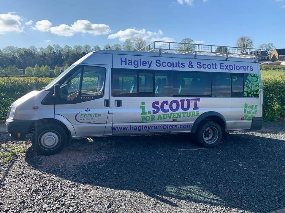 bromsgrovescout's tweet photo. Hagley Ramblers Scout Group have had their mini bus stolen. This mini bus is wrapped in Scout Signage and easy to Spot. If you see it about please contact Police.

This is a vital resource used by Scout groups across the district.

Registration  WL10BLF.
@HagRuberyCops https://t.co/1nCm6M4XDI