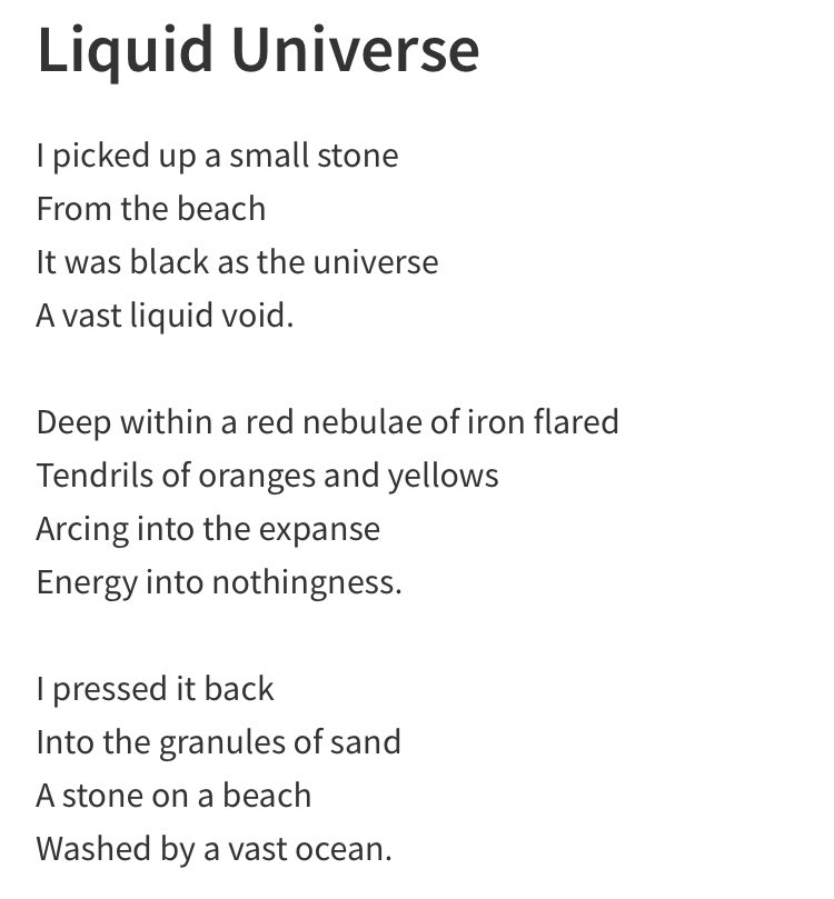 samsonblackwell's tweet photo. First poem I’ve written in a long, long time. https://t.co/F4FlfPCF3N
