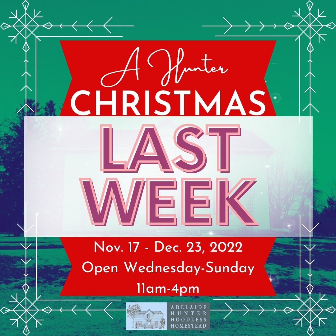 addiehoodless's tweet photo. Heads up #AddiesHouse visitors!

This is the LAST WEEK of #Christmas decorations for #AHunterChristmas. The museum’s last day of operation for the holidays is December 23rd. 

After this date, we will be closed to the public until February 2023. https://t.co/RQwPP41qWb