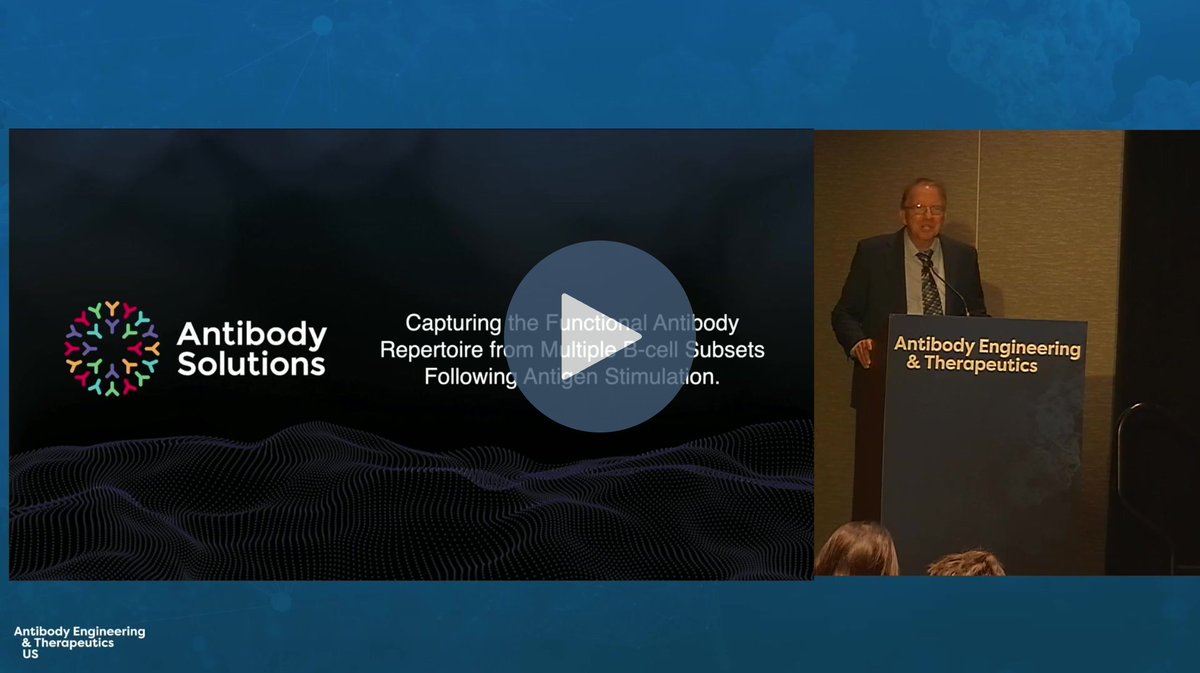 AntibodySol's tweet photo. View an AET presentation by Antibody Solutions' Dr. John Kenney for highlights about how B-Cell biology affect antibody discovery. Or explore flexible pathways to Ab discovery through our bright, new service offering, Cellestive! 

https://t.co/3TSYkcUjs2 https://t.co/2F2mDlf7pl