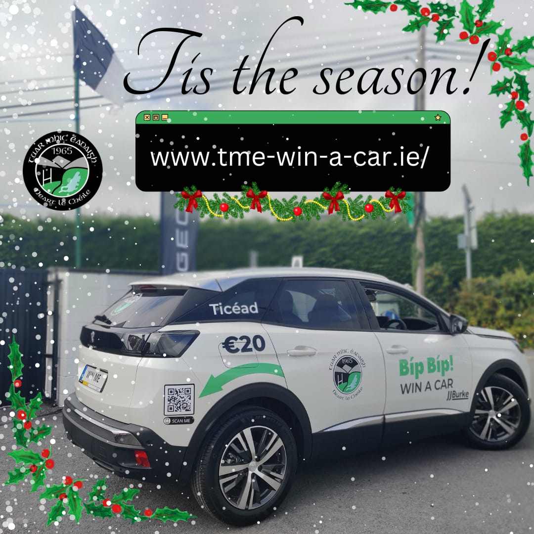 CLGTuarMhic's tweet photo. Déan deifir, faigh do thicéid anois don tarraingt mór. Tickets are selling fast for our win a car competition, click on the link below to enter.

Tickets for the car draw can be online at: 🔗 https://t.co/5EqOHjoov5

@MayoGAA
@Westmayogaa @GaaNorth @mayo_south @MayoEast https://t.co/XeTc5AcFoX
