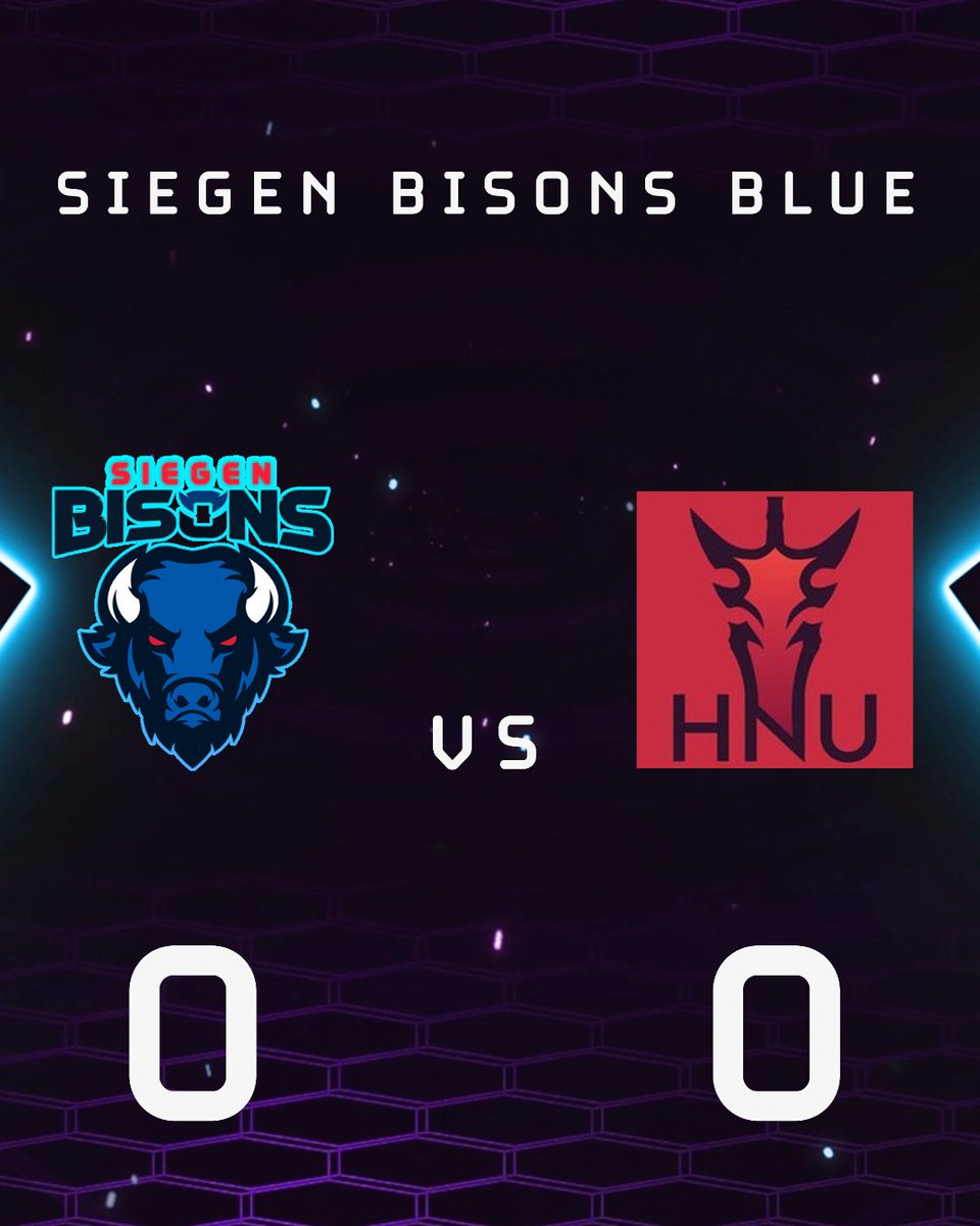 Heute Abend um 20:00 Uhr spielt unser LoL Team (Siegen Bisons Blue) gegen die <a href="/hnuesports/">HNUeSports</a>  in der @uniliga_gg. #siegenbisons  #unisiegen