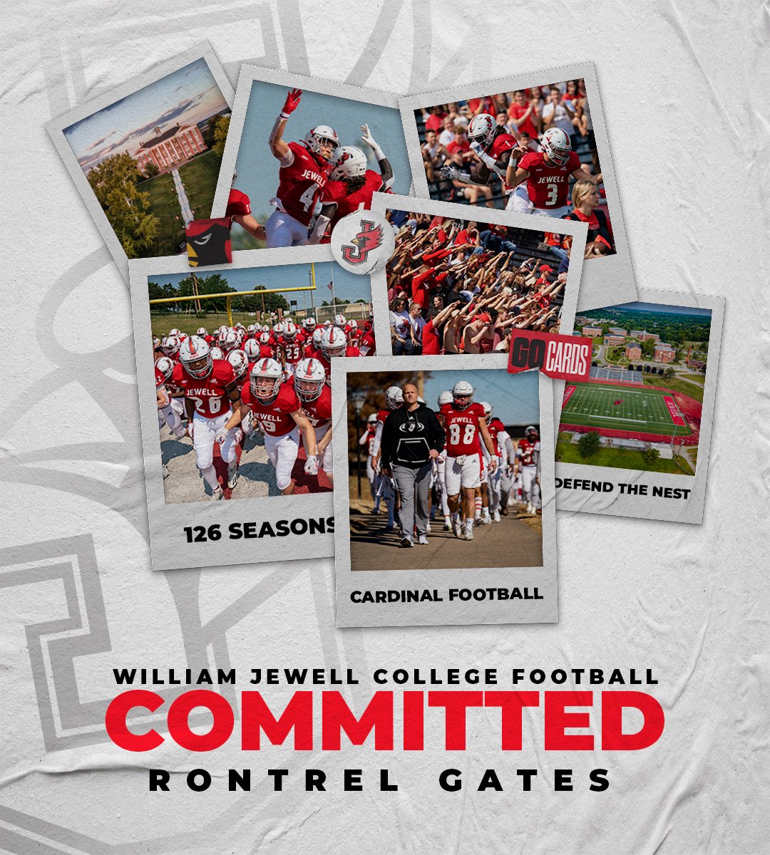 I'm just so grateful for the opportunity to be committed to william Jewell and becoming a Cardinal! 100 Percent Locked In 🔒
<a href="/williamjewell/">William Jewell College</a> 
<a href="/JewellFootball/">William Jewell Football</a> 
<a href="/CHSJACKETPRIDE/">KC Center Yellowjacket Football</a> 
<a href="/CHSAthletics58/">CHS Athletics</a>