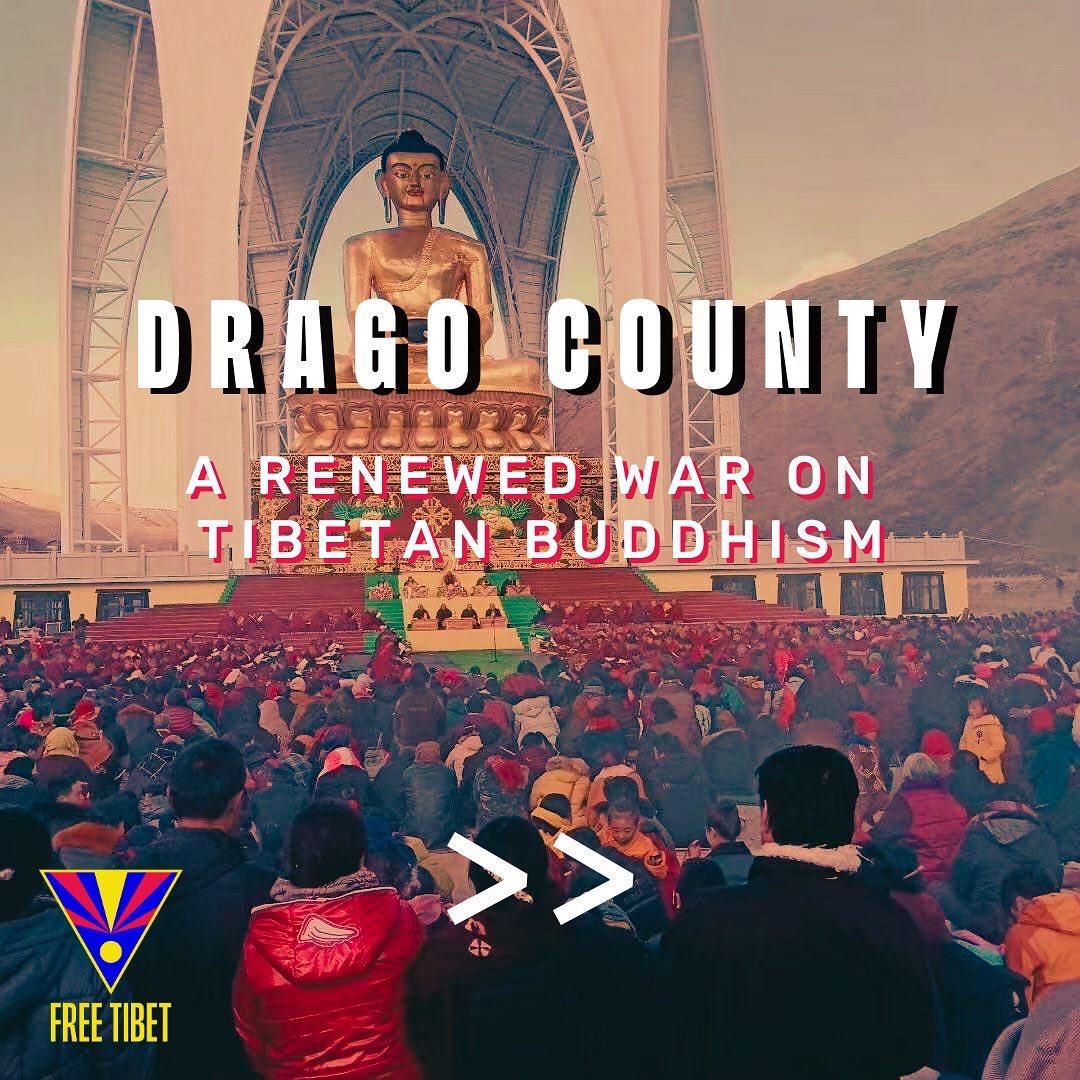 freetibetorg's tweet photo. In the eastern Tibetan province of Kham, lays the CCP’s latest target in an onslaught on Buddhism, Drago County…
🧵(1/7) https://t.co/vMZp0yqU8J