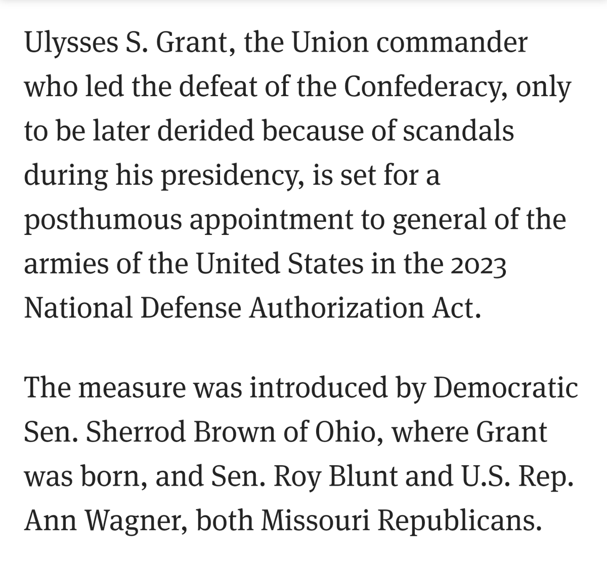 CIVIL WAR NEWS: General Grant has been promoted
 stripes.com/branches/army/…