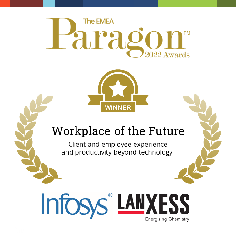 ISG_News's tweet photo. 👏 Congratulations to Infosys and LANXESS, the provider-enterprise pair which won the ISG Paragon Awards for #workplaceofthefuture! 🏆 This award recognizes the client and employee experience & productivity beyond technology. ➡️ https://t.co/Xxe7w5MOzr
#Awards #ISGParagonAwards https://t.co/cAzP1LWzst