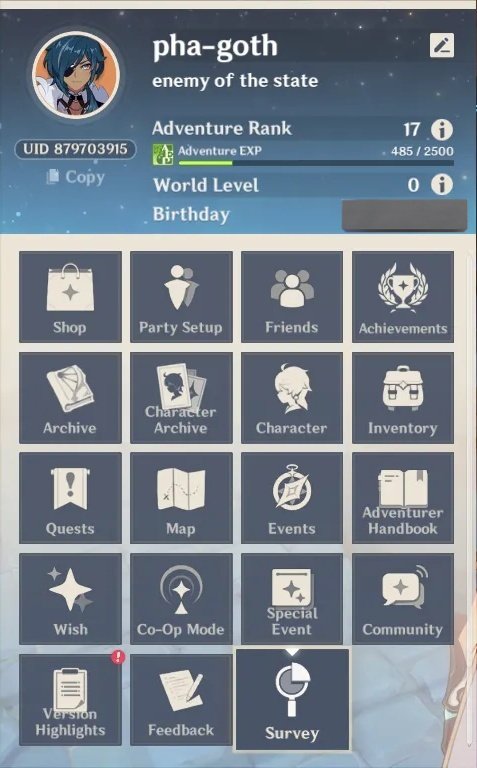 hello genshin fandom new to not showering 🖤 pls invite me