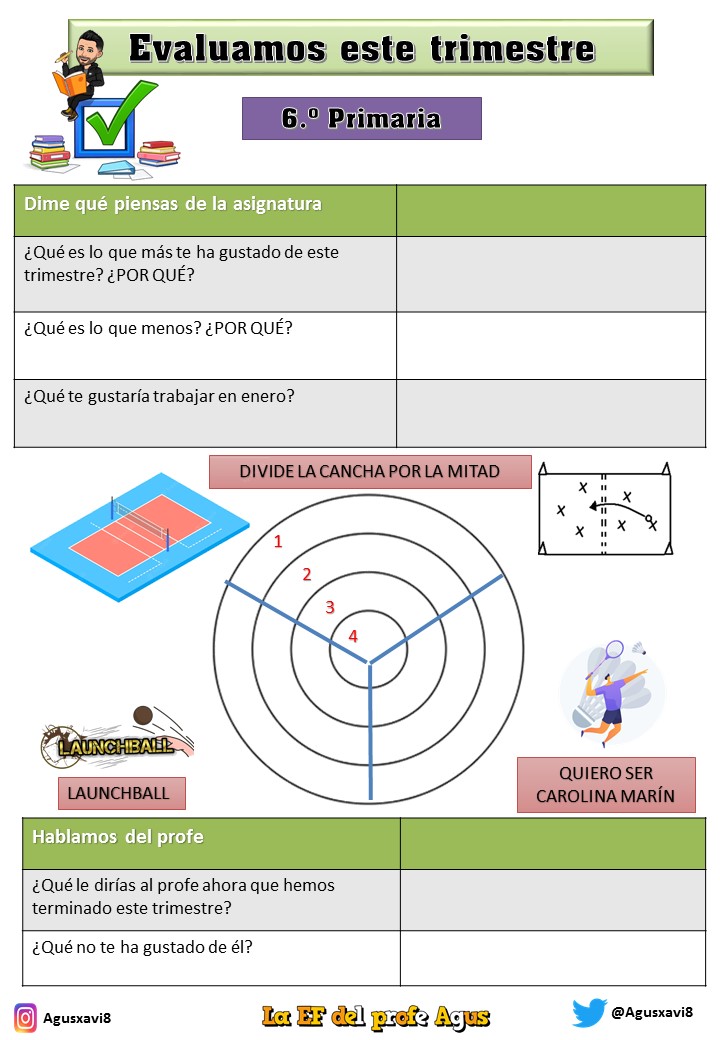 Estos días hablamos mucho de evaluar, calificar,juntas de evaluación.Poco se dice que reflexionar sobre nuestra labor docente. Creo que es fundamental para intentar mejorar.Os dejo la fichas que pasó al finalizar el trimestre. #edufis #evaluacionformativa #familiaedufis