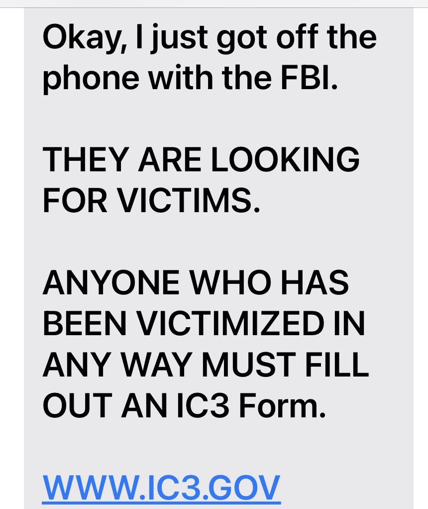 lynnvl7's tweet photo. Anyone you know please please give them this they need victims I am filling it out for what he did to me so any social platform you are on please put it everywhere https://t.co/3Gg971XoUh